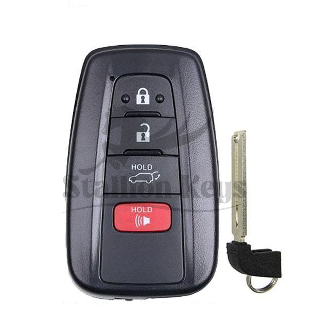 2019-2025 Toyota RAV4 / Highlander / 4-Button Smart Key / PN: 8990H-0R030 / 0351 / HYQ14FBC / HYQ14FLA / AFTERMARKET 2019-2025 Toyota RAV4 / Highlander / 4-Button Smart Key / PN: 8990H-0R030 / 0351 / HYQ14FBC / HYQ14FLA / AFTERMARKET
